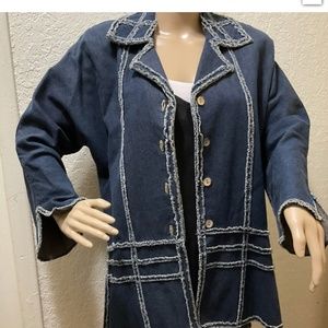 Crunch Denin Women's Jacket Size 1 New with Tags Long Sleeves